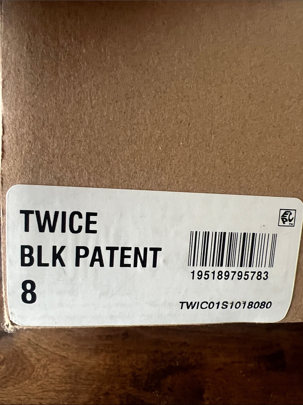 Steve Madden Twice Black Patent Heels - Size 8